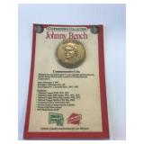 Johnny Bench Commemorative Coin