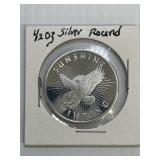 1/2 oz  Sunshine Minting Silver Round