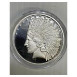 Indian Chief 1 oz  Silver Round