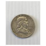 1959 Franklin Silver Half Dollar