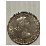1962 Canadian Silver Half Dollar