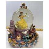 Disney Beauty & The Beast Musical Snow Globe as