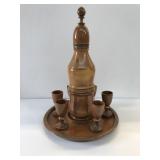 Vintage 8 Piece Decanter Set