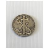 1939 S Walking Liberty Silver Half Dollar