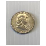 1962 D Franklin Silver Half Dollar