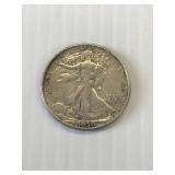 1938 Walking Liberty Silver Half Dollar