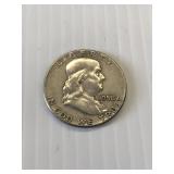 1958 Franklin Silver Half Dollar