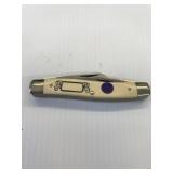Schrade "Scrimshaw" Knife 3 Blade