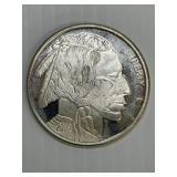 2002 Indian 1 oz Silver Round