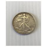 1941 D Walking Liberty Silver Half Dollar