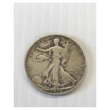 1936 S Walking Liberty Silver Half Dollar