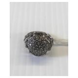 Sterling Silver Ring w/marcasites? size 7