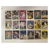 Lot of 18 Greg Maddux Baseball Cards