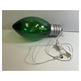 Vintage Large Green Christmas Light Decoration