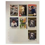 Lot of 7 Derek Jeter Baseball Cards