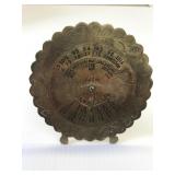 Brass 40 year rotating calendar 1976-2015