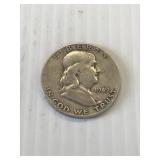 1949 S Franklin Silver Half Dollar