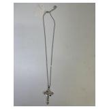 18" Chain Necklace w/cruifix