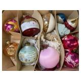 various Christmas ornaments