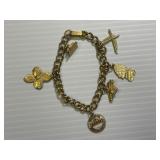 Antique Monticello Charm Bracelet