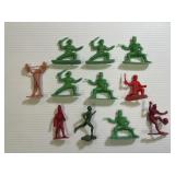 Lot of Vintage Plastic Pirate / Sports Figures