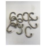 Set of 10 shower hooks