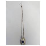 18" lapis lazuli necklace .925 silve livi