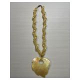 Cut Stone Necklace *Large Pendent*