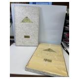 Imported Damask Carmen Tablecloth and Napkins