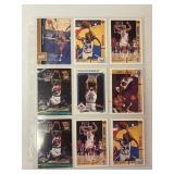 Lot of 9 Charles Barkley NBA Trading Cards