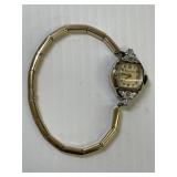 Bulova 10k gold filled watch-works
