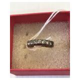 CZ ring size 6 Sterling silver