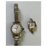 3 10kt gold filled watches Bulova Benrus Gruen