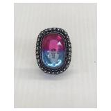 Multy Stone like sz 9 german silver