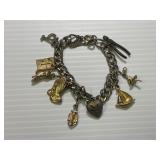 Antique 1960s Charm Bracelet