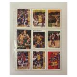 Lot of 9 Magic Johnson NBA Trading Cards