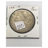 1921 P Morgan Silver Dollar