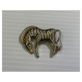 Vintage Zebra Pin