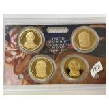 2009 4 Presidential $1 Proof Set
