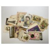 Huge Lot of Antique Holiday Cards