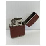Champ leather bound lighter made in Austria