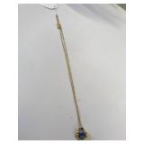 18" Goldtone Heart Necklace