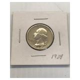 1934 P Washington quarter