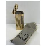 Dunhill Rollalite vintage gas lighter-gold plated