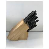 Chicago Cutley 13pc Knife Set w/wooden block