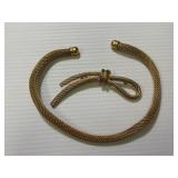 Vintage Golden Rope Jewelry Set