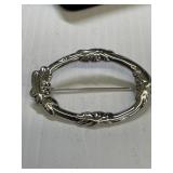 Large Oval Brooch .925 silver