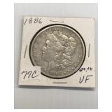 1886 Morgan Silver Dollar