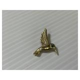 Vintage Humming Bird Pin (Gold Colored)