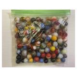 Lot of Antique Glass Marbles